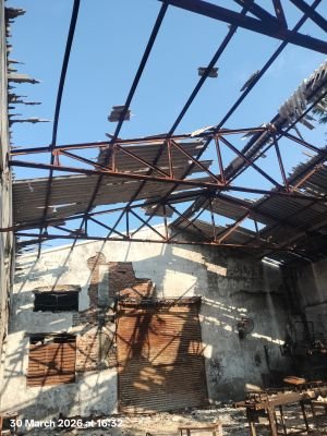 Fire Damaged Stock of MS Scrap